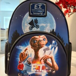 NWT HTF Loungefly E.T. The Extra Terrestrial 40th Anniversary Glow Mini Backpack